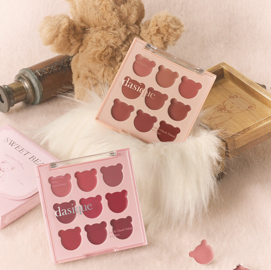 【現貨】Dasique mood painting lip & cheek palette 熊啤啤唇頰兩用盤🧸