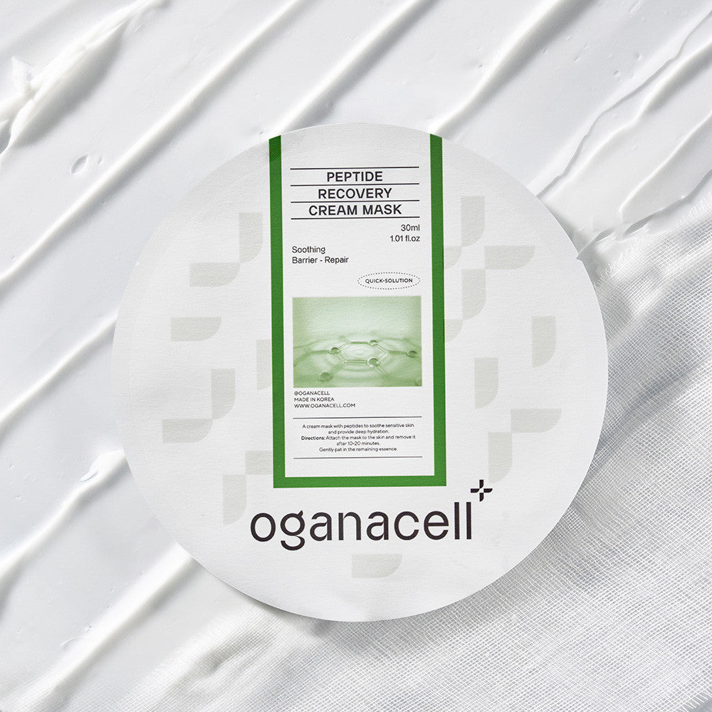 【皮膚科醫生研發】Oganacell勝肽修復面膜 5片 PEPTIDE RECOVERY CREAM MASK