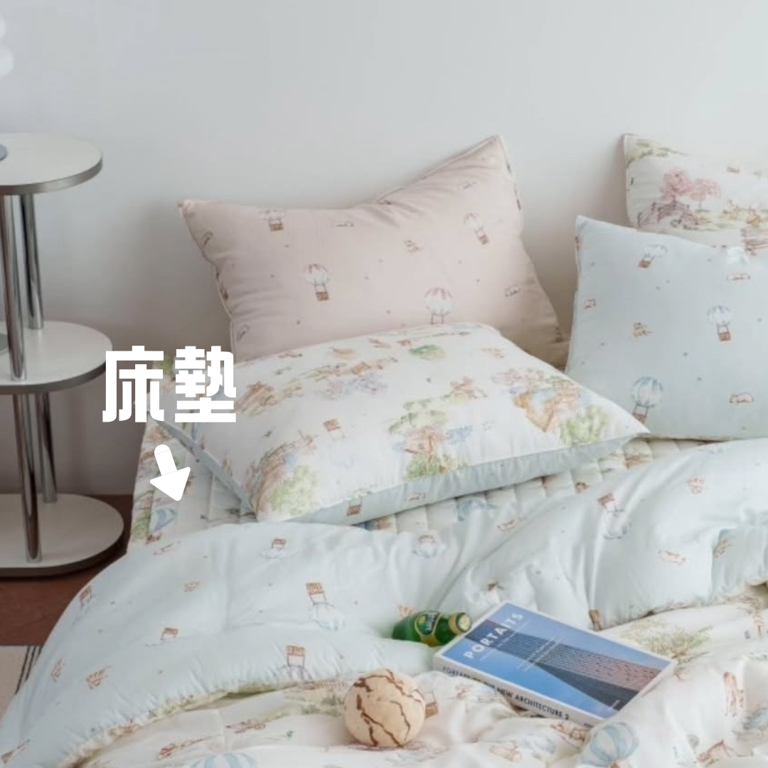 【韓國製天絲床墊】童話繪本故事床墊 100%天絲