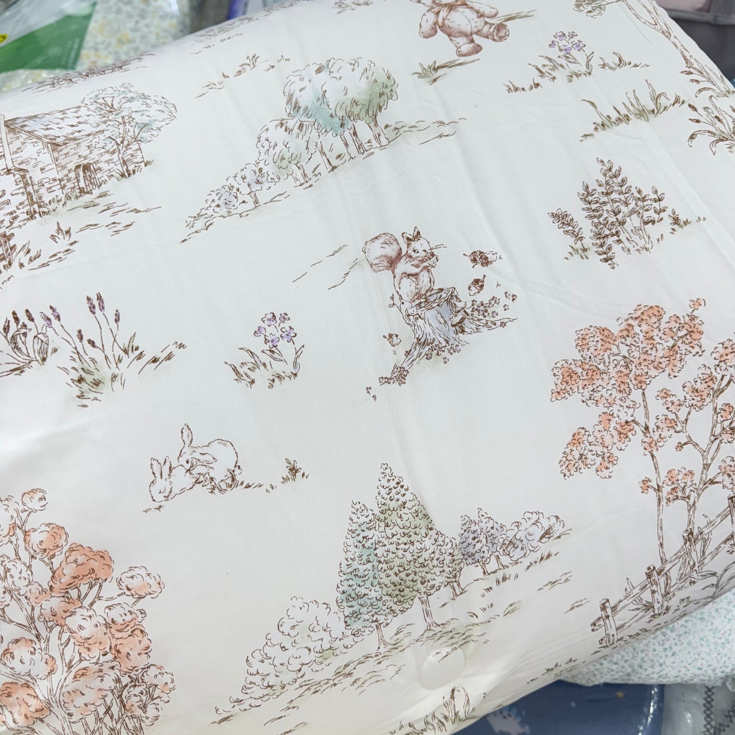 【韓國製冬被】素描風動物被 雙面製造 100%天絲+短絨毛