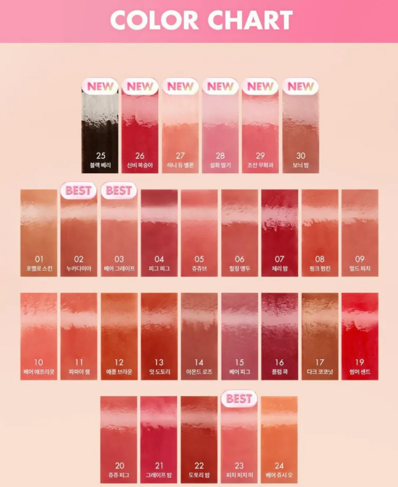 【一個價錢帶走2支唇膏.ᐟ】Romand Juicy Lasting Tint套裝