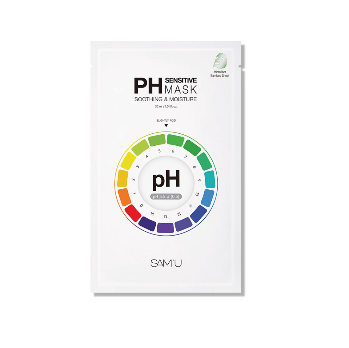 【買2送1】Sam'u pH舒緩平衡面膜5片