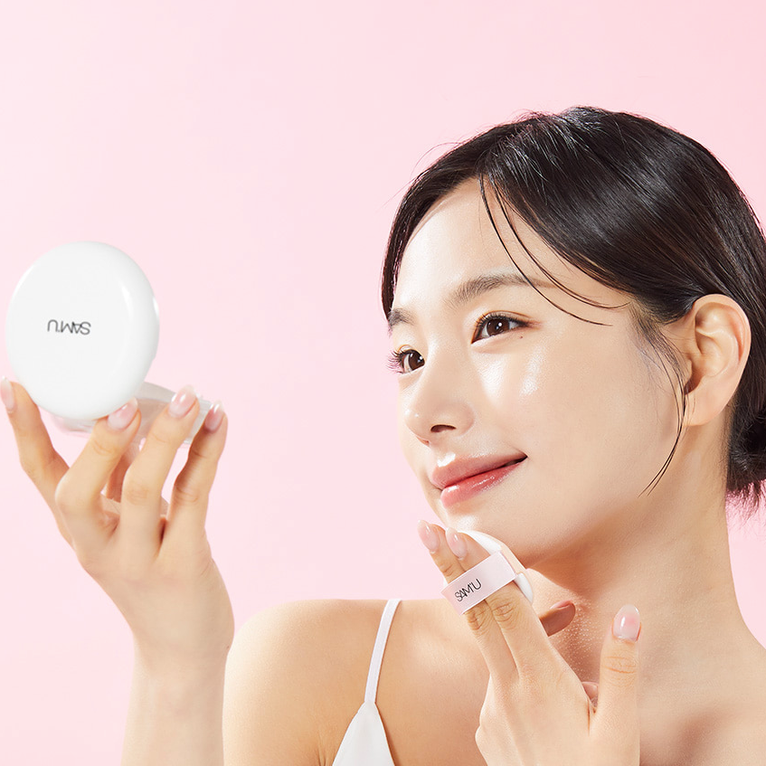 【超多好評粉底！】Sam'u 敏感肌水光氣墊粉底