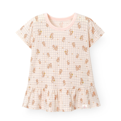 【六星級酒店指定品牌】兔子睡衣套裝（女童款）H611｜天絲47% 棉47% 聚氨酯6%