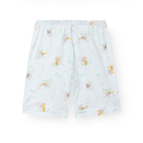 【六星級酒店指定品牌】音樂松鼠睡衣套裝（女童款）H620｜天絲40% 棉60%