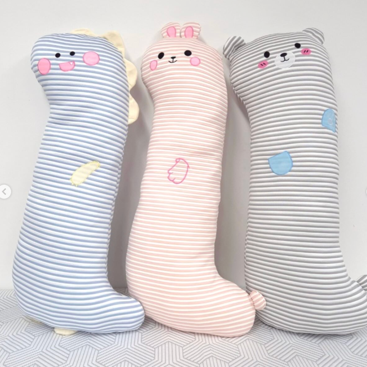 【韓國製攬枕】-7.9°C動物造型冰感攬枕 90x35cm
