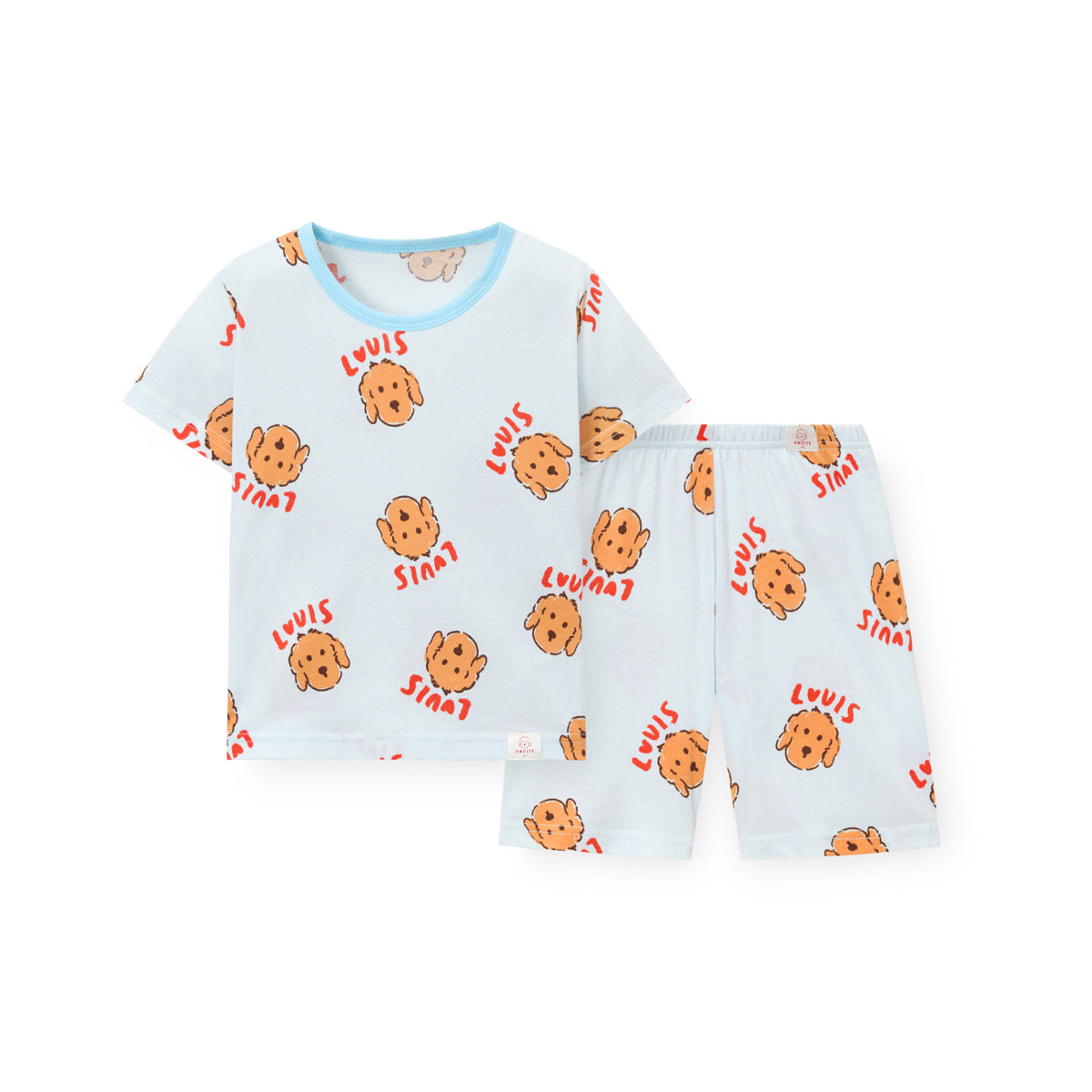 【六星級酒店指定品牌】小狗睡衣套裝（小童款）H614｜天絲40% 棉60%