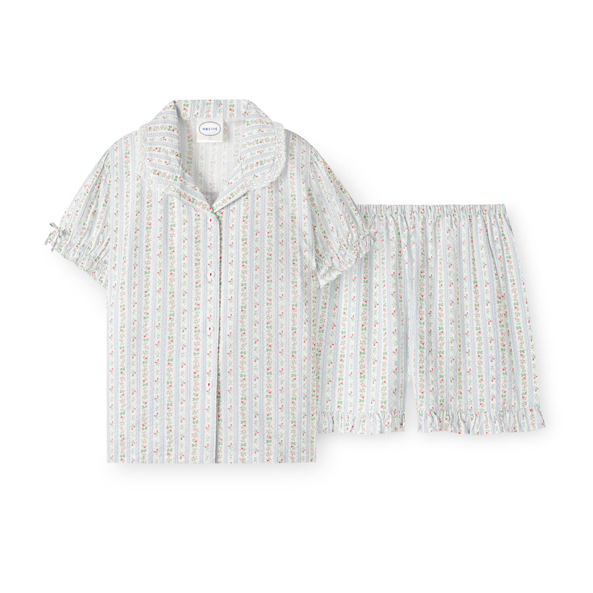 【六星級酒店指定品牌】浪漫玫瑰睡衣組（女士款）F053｜人造絲80% 棉20%