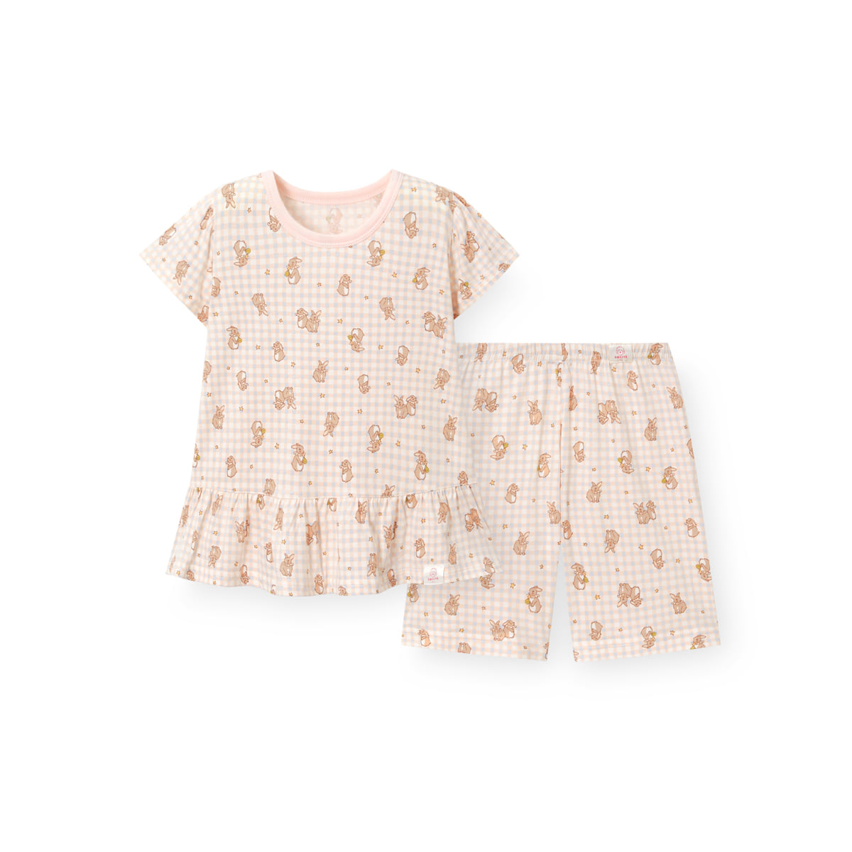 【六星級酒店指定品牌】兔子睡衣套裝（女童款）H611｜天絲47% 棉47% 聚氨酯6%