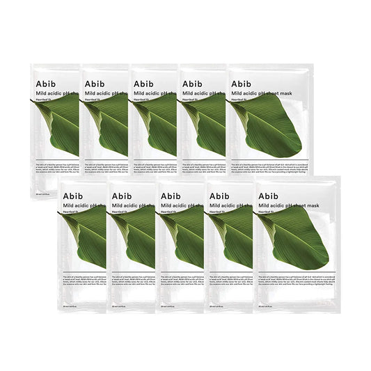 Abib弱酸性魚腥草面膜10片裝