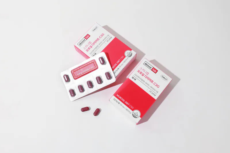 【韓國銷售破5000億體重管理】最熱賣！SkinnyLab 血橙燃脂抗氧化小紅片 (1盒14粒, 1日1粒)