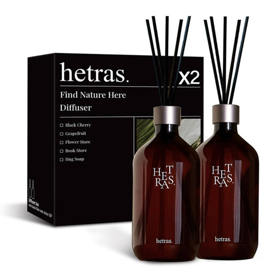 【清貨優惠】Hetras高級室內香氛擴香瓶500ml (1盒2枝)