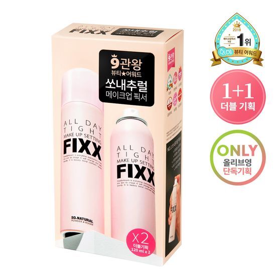 【十一冠王】So Natural Fixx定妝噴霧 (水光款/霧面款)