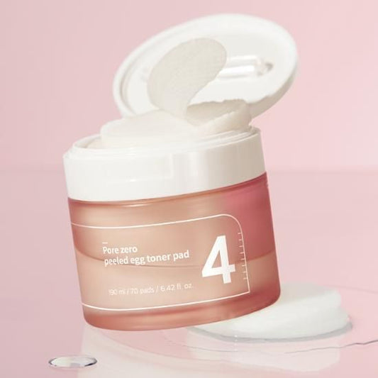【代替毛巾洗臉】Numbuzin Number 4零毛孔水煮雞蛋肌棉片🥚 No.4 Pore Zero Peeled Egg Toner Pad