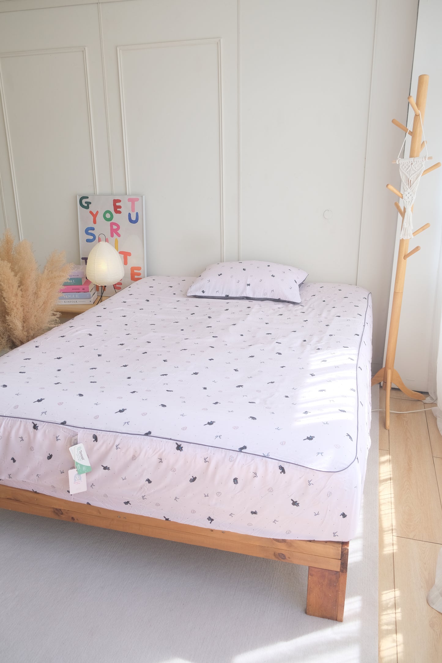 【韓國製造床單】獨家發售 100%天絲軟滑床笠｜橡筋設計