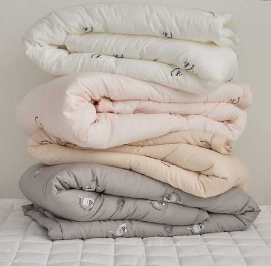 【韓國製四季薄被】可愛刺繡Poodle四季薄被 100%天絲