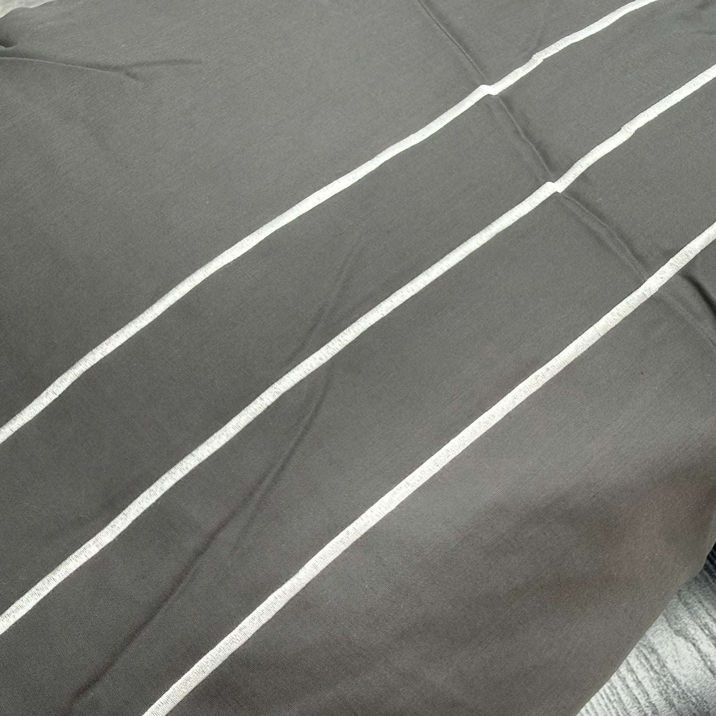 【韓國製雙面被】簡約風直紋雙面被（正面：100%天絲｜反面：100%涼感紗）