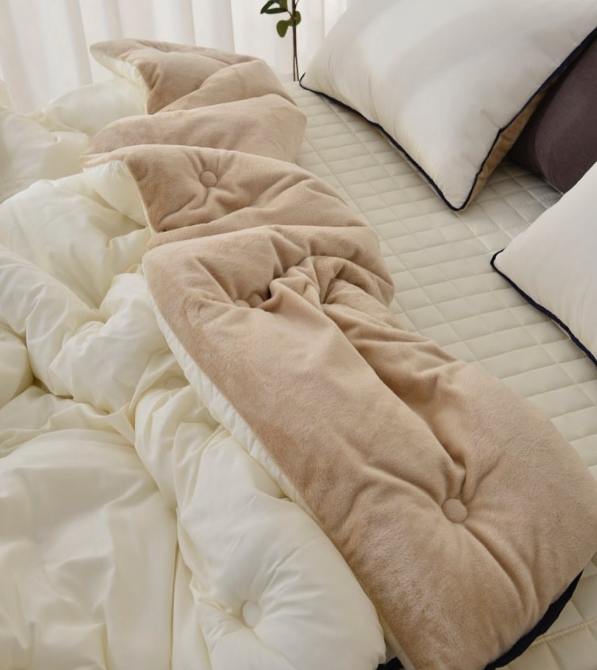 【韓國製冬被】簡約淨色冬被 雙面製造 100%天絲+短絨毛