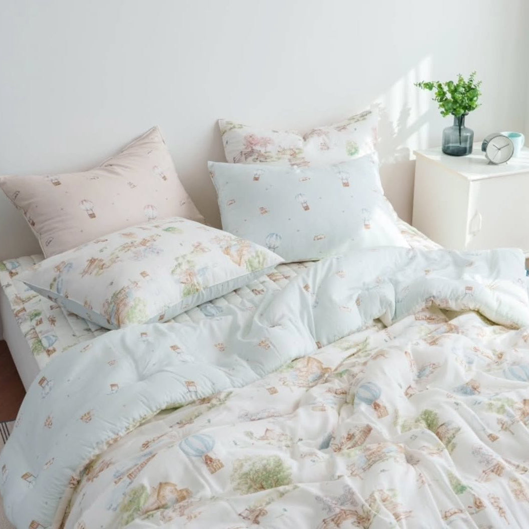 【韓國製四季厚被】童話繪本故事四季厚被 100%天絲