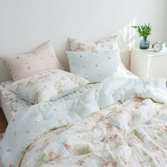 【韓國製四季厚被】童話繪本故事四季厚被 100%天絲