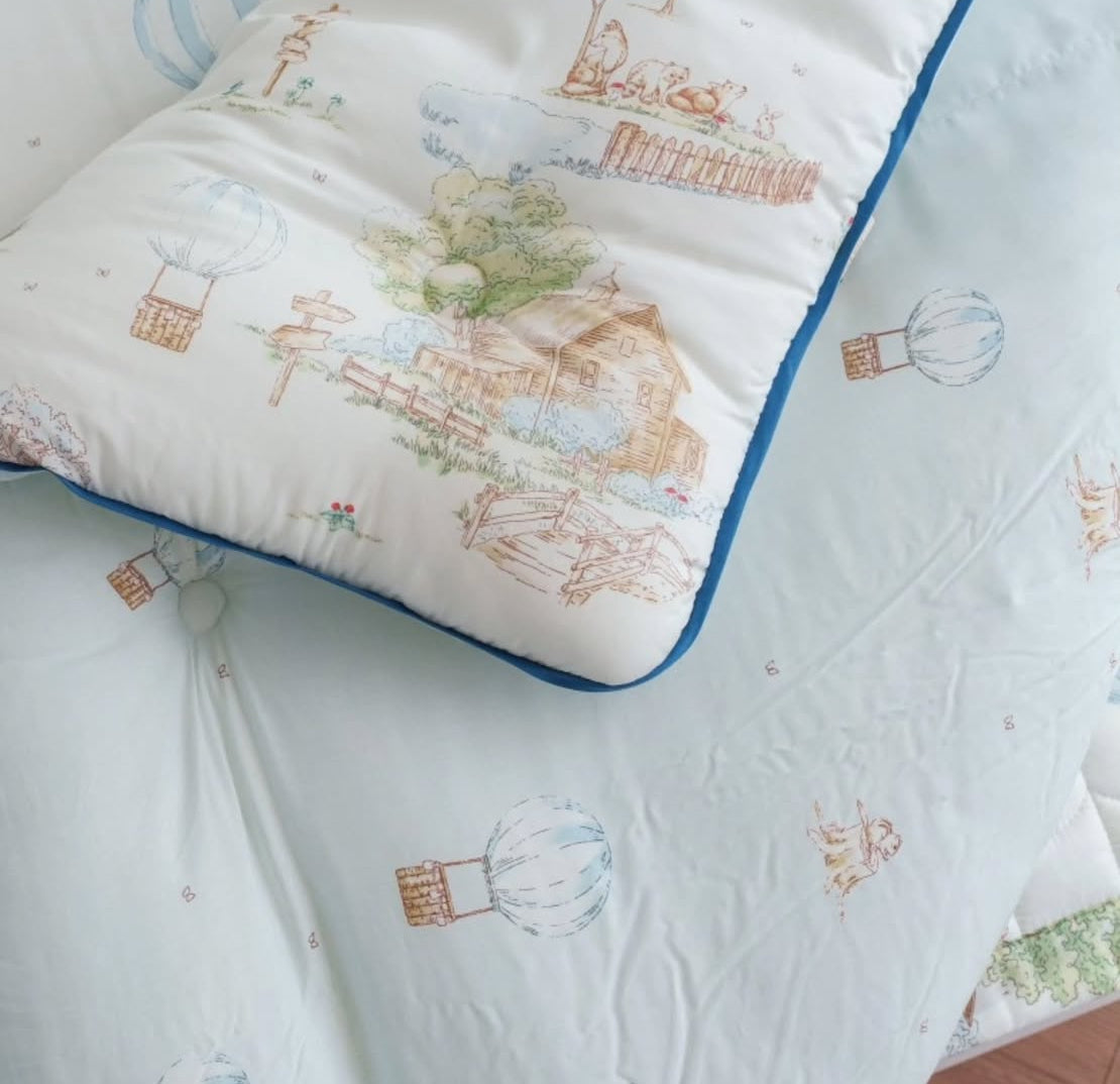 【韓國製四季厚被】童話繪本故事四季厚被 100%天絲