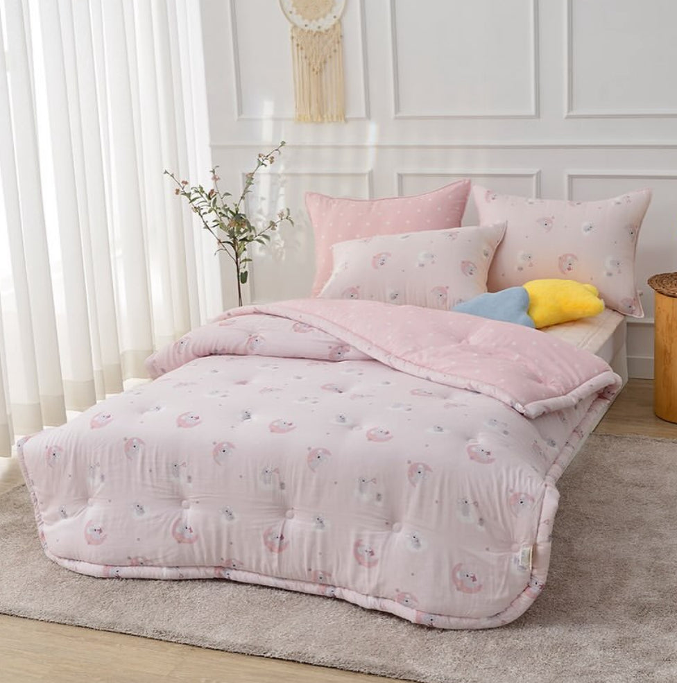 【韓國製四季薄被】抱抱樹熊四季薄被 100%天絲