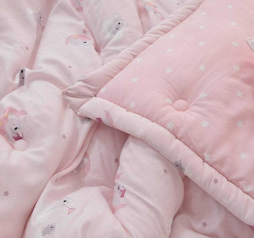 【韓國製四季薄被】抱抱樹熊四季薄被 100%天絲