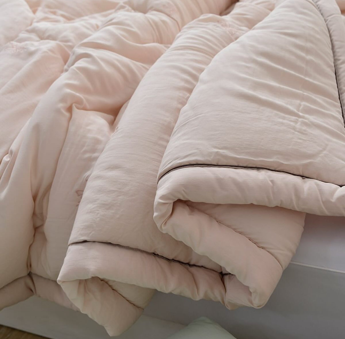 【韓國製四季薄被】溫柔蝴蝶結玫瑰四季薄被 100%天絲