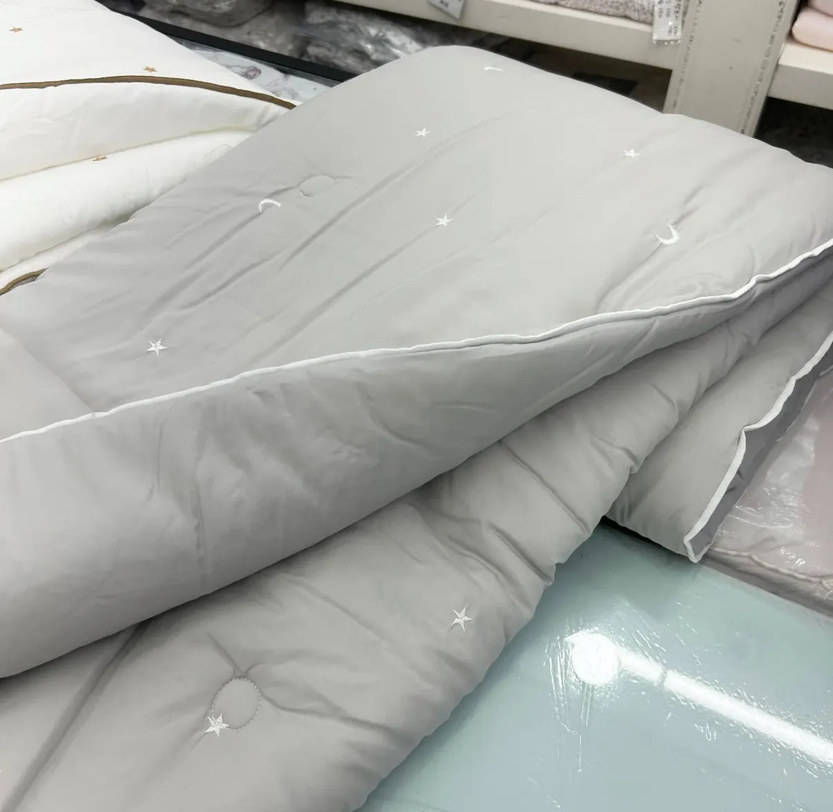 【韓國製四季薄被】日月星辰四季薄被 100%天絲