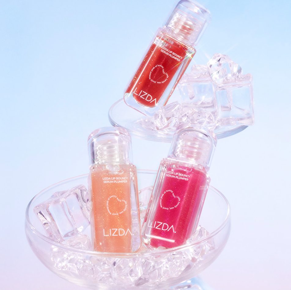 【Oganacell旗下化妝品牌】Lizda 細閃珠光豐唇唇蜜 6.5g LIP BOUNCY SERUM PLUMPER