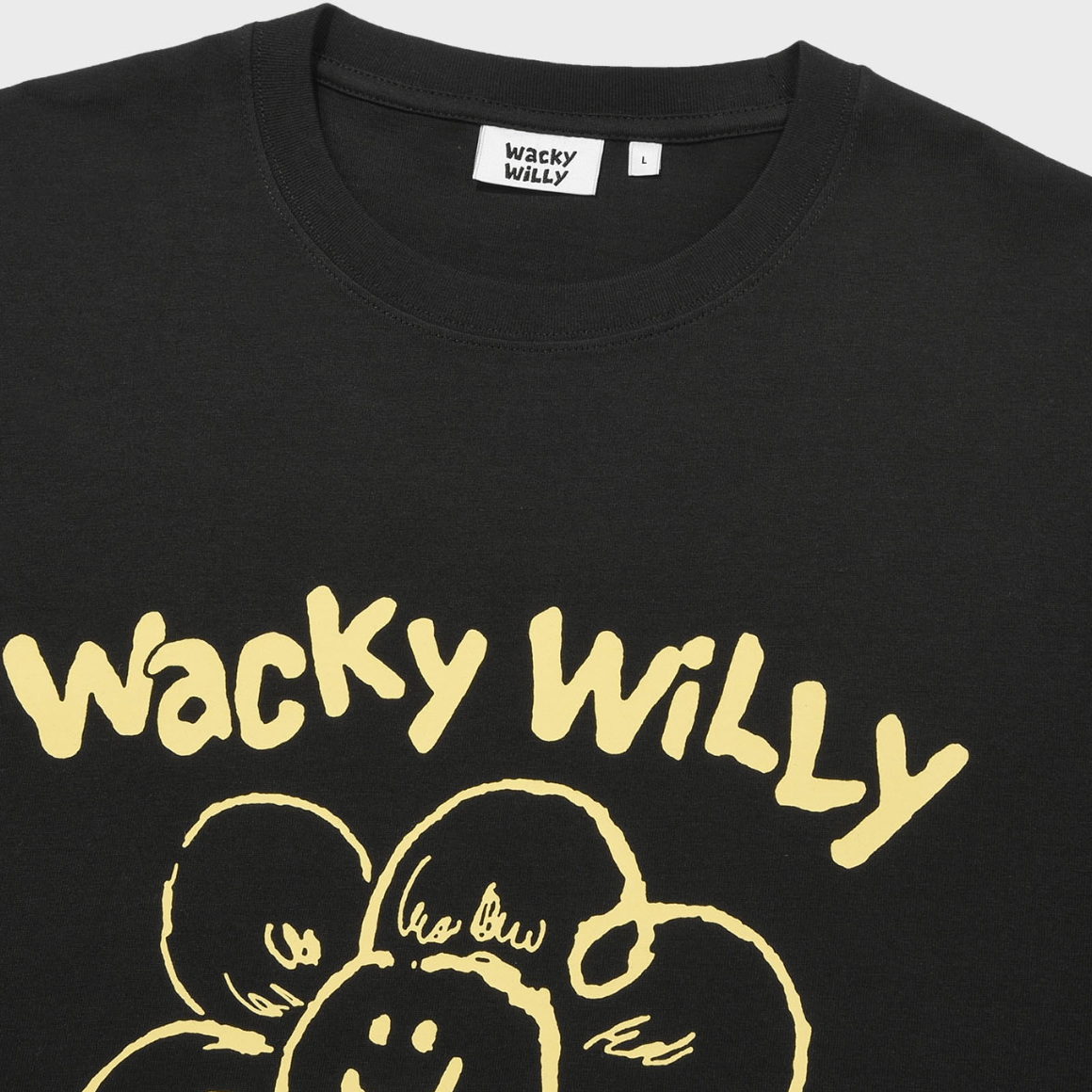 【可愛塗鴉風潮牌】Wacky Willy 男女款 大理花塗鴉T裇