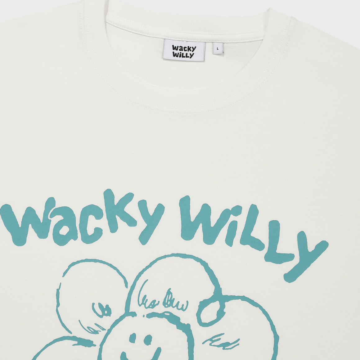 【可愛塗鴉風潮牌】Wacky Willy 男女款 大理花塗鴉T裇