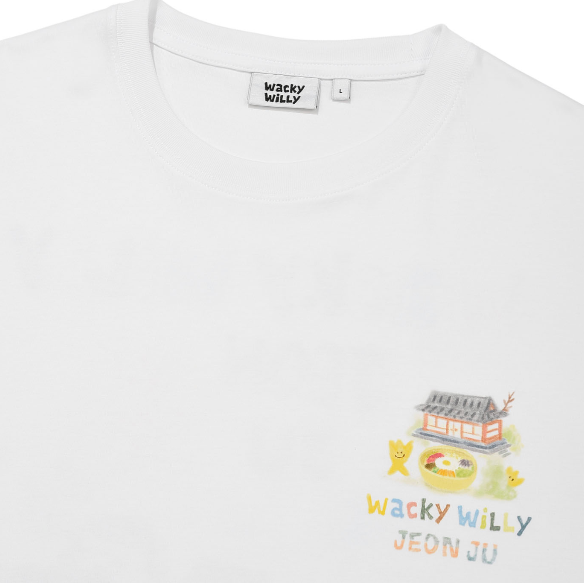 【可愛塗鴉風潮牌】男女款 Wacky Willy 旅行系列 全州韓屋村T裇