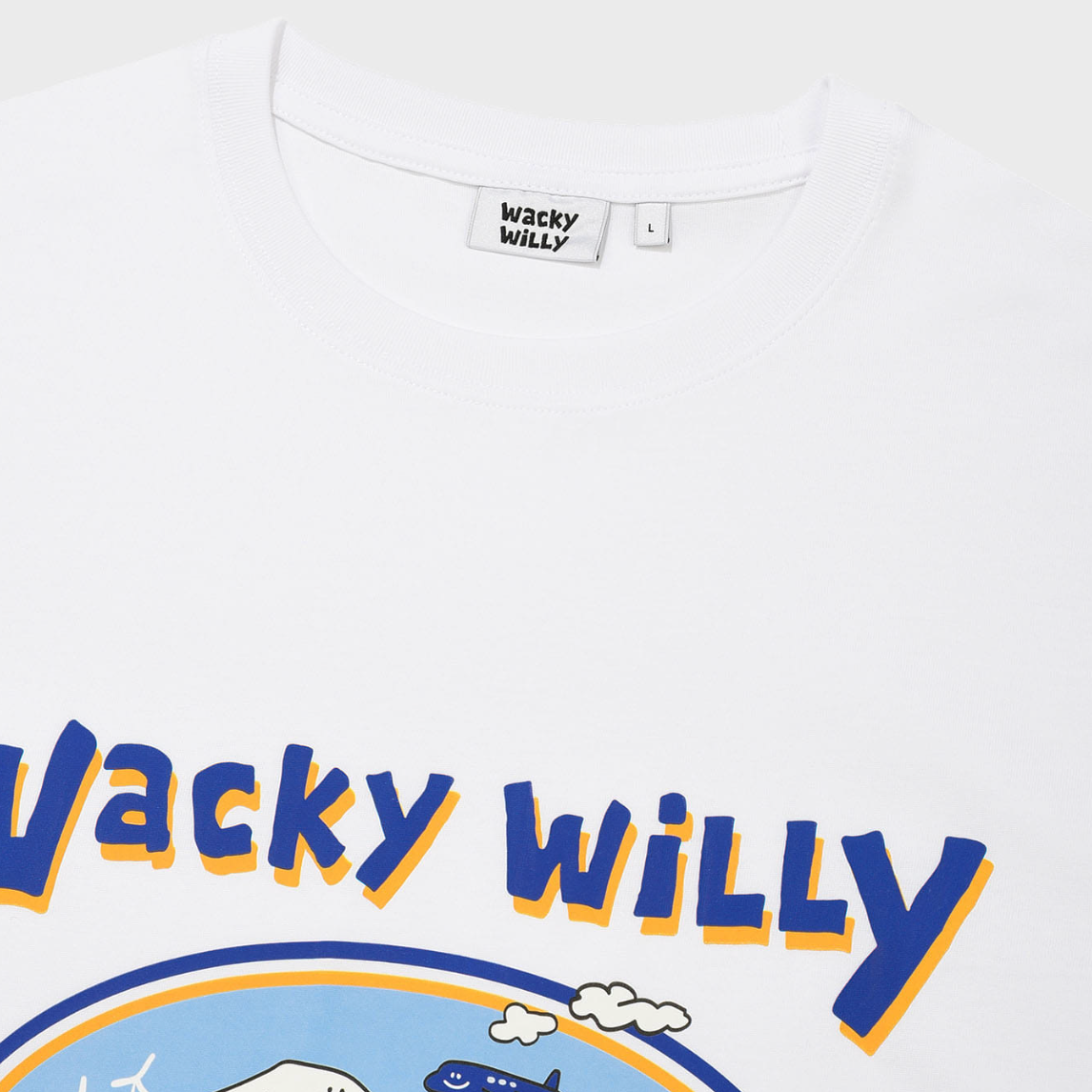 【可愛塗鴉風潮牌】男女款 Wacky Willy 旅行系列 濟州島T裇