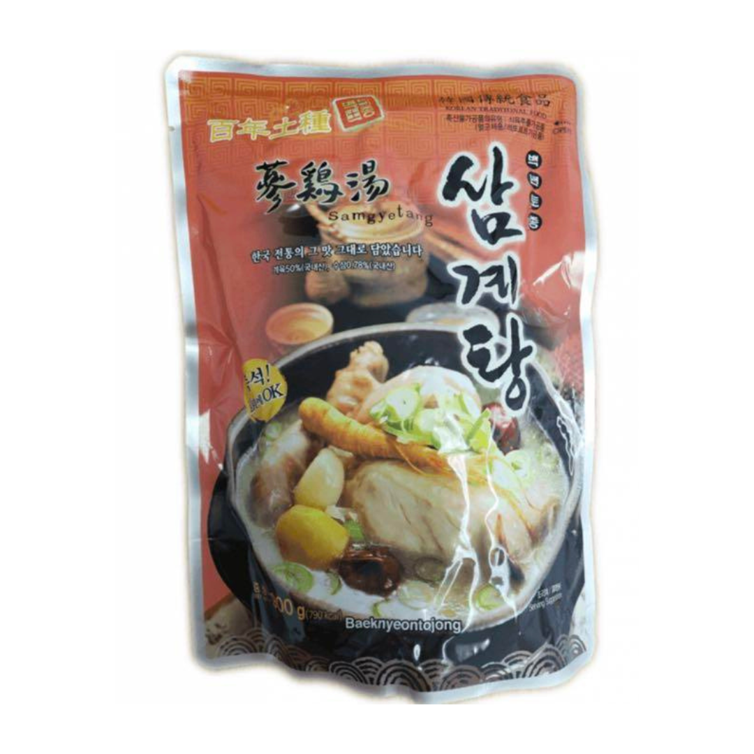 【韓國人氣零食直播】米芝蓮推薦 百年蔘雞湯 1包900g