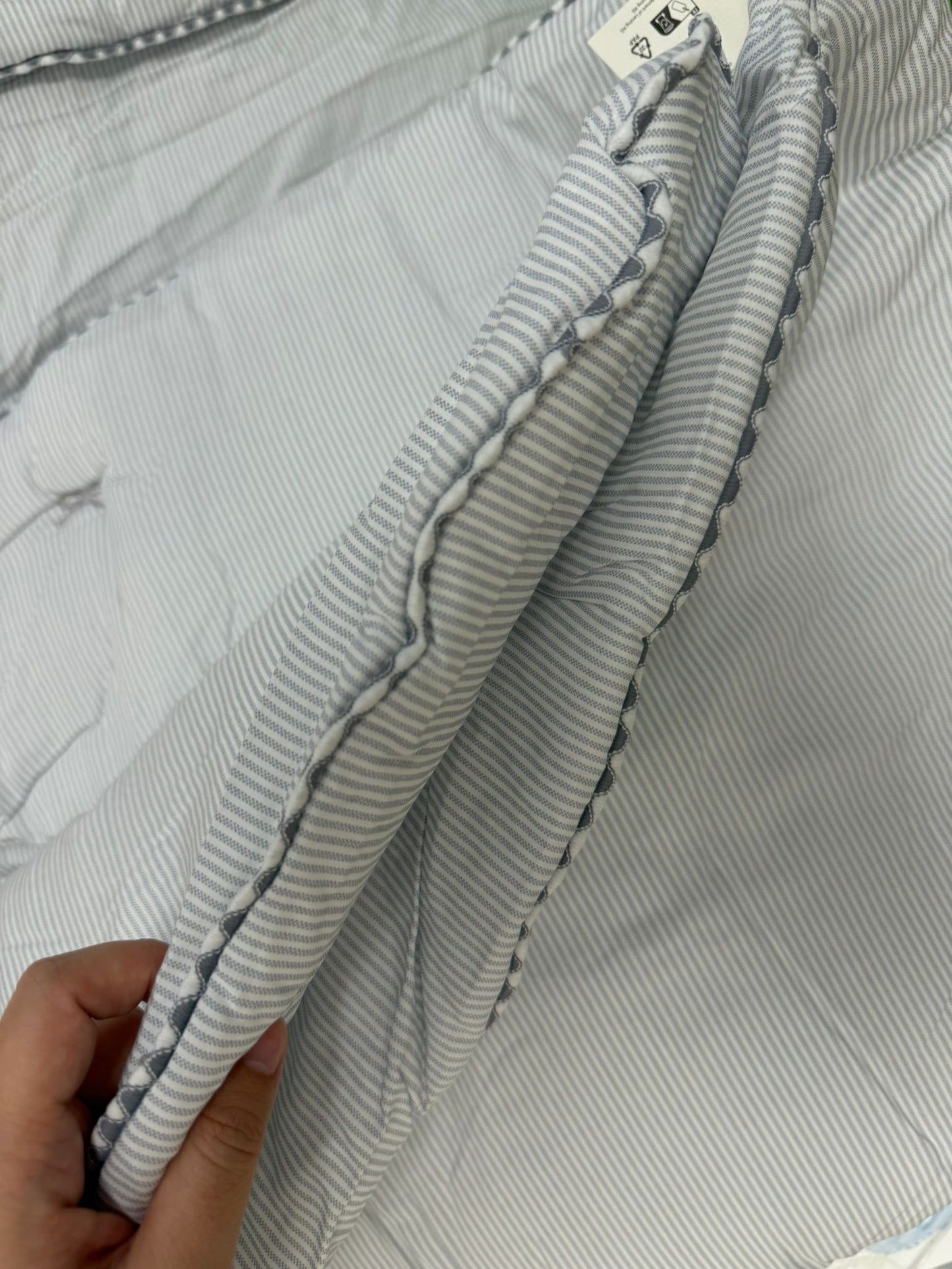 【韓國製四季薄被】刺繡蝴蝶結四季薄被 100%天絲 韓國製造