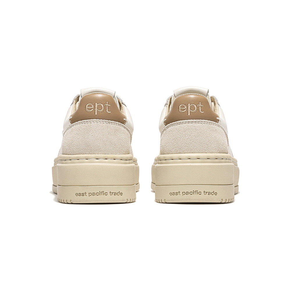 【行一萬步都OK】韓國潮牌EPT 經典厚底 Court High (Off White Tofu Brown)